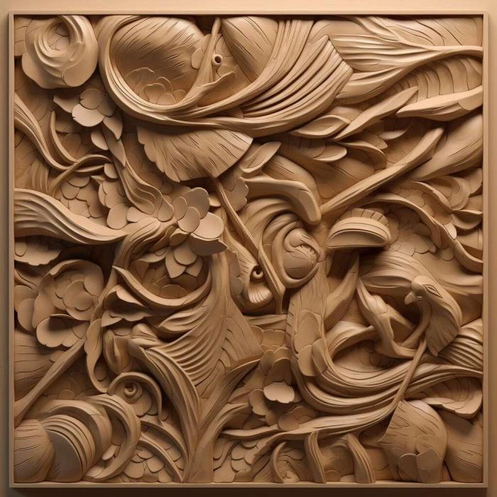 نموذج ثلاثي الأبعاد لآلة CNC 3D Art 